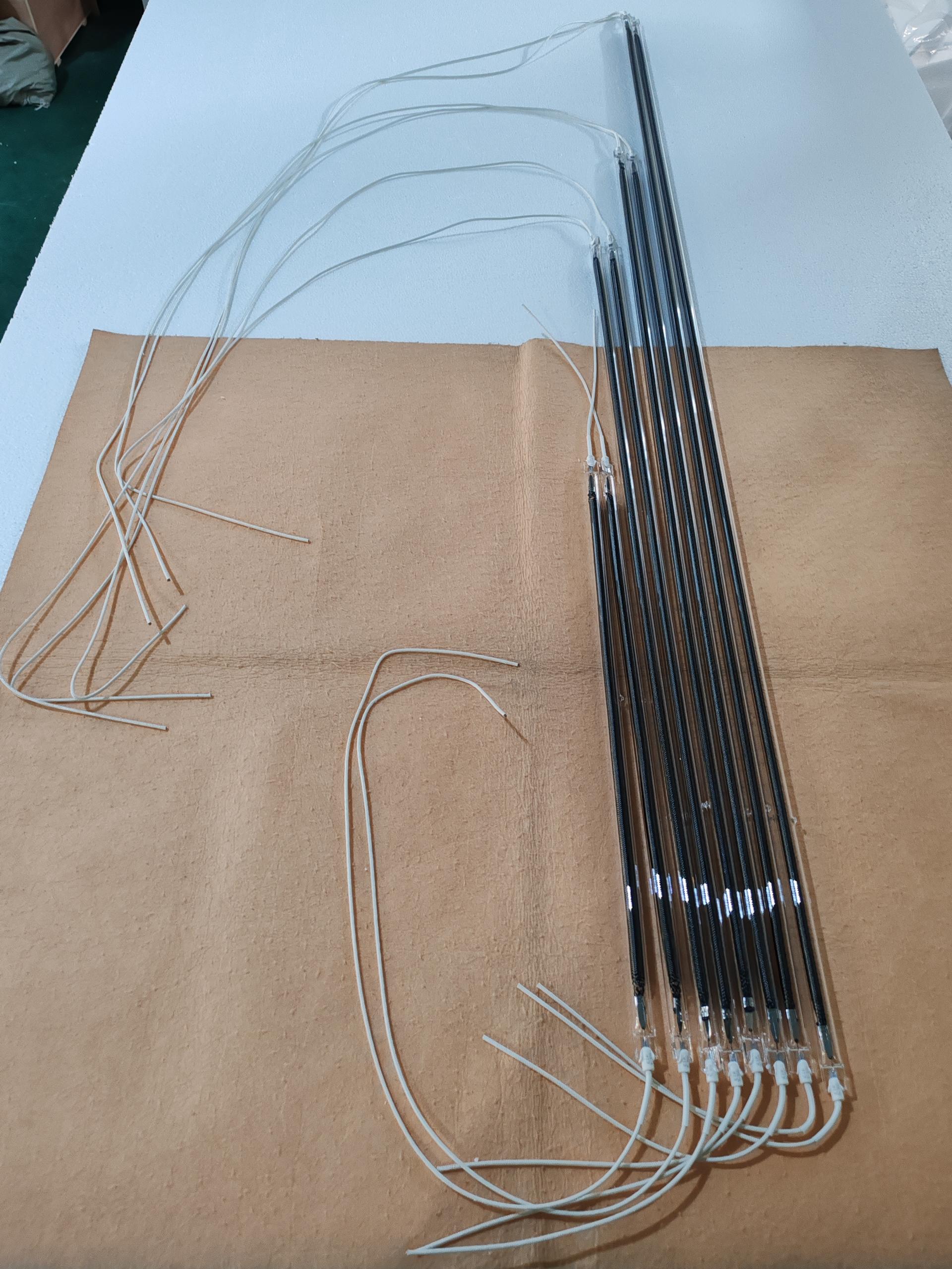 1000w Clear Quartz Carbon Heating Tube for Laminating Machine