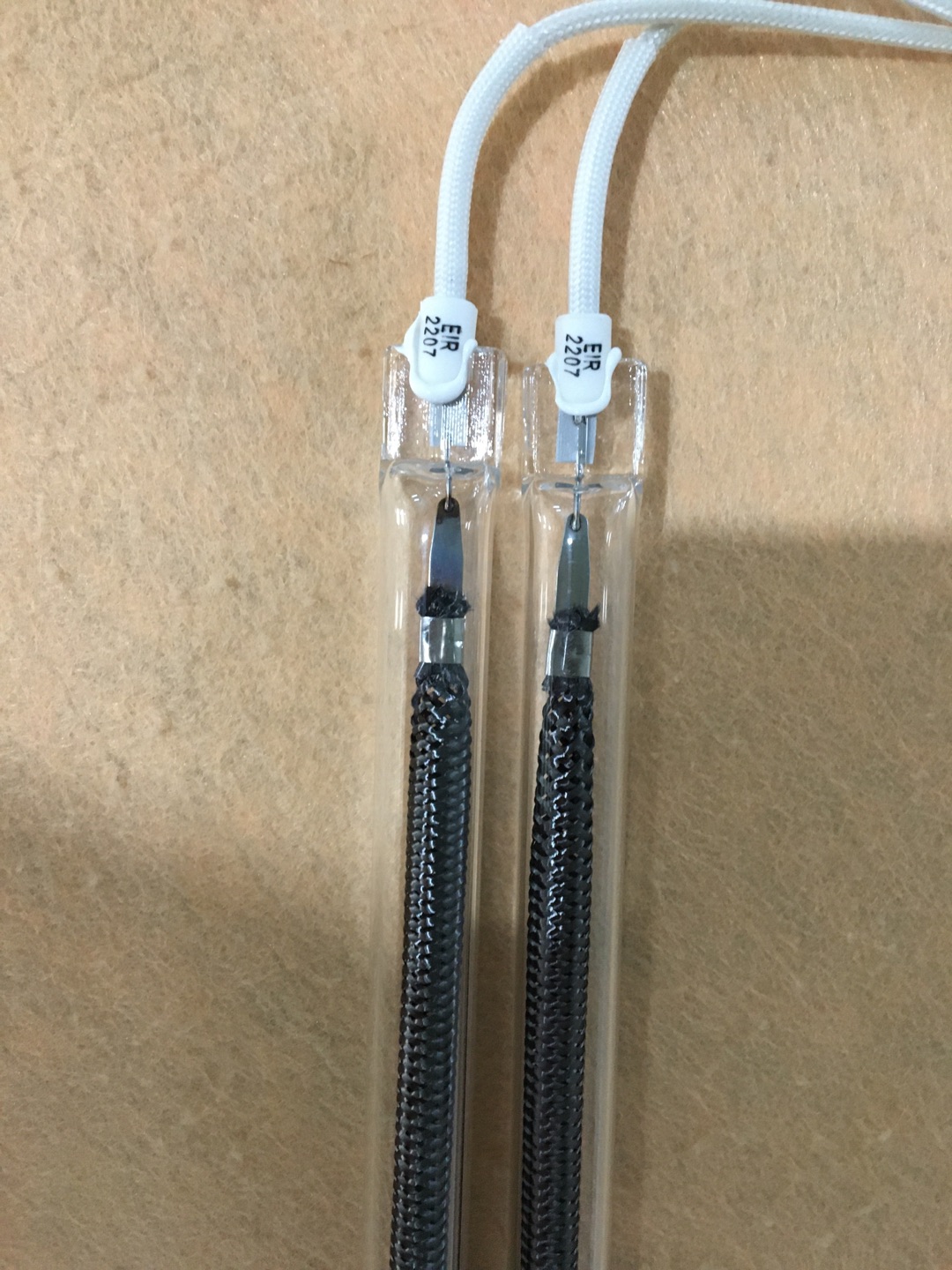 heat lamp carbon fiber ir quartz glass for pet bottle blowing