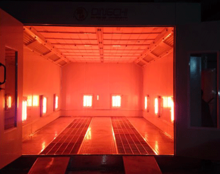 Infrared emitter for friction materials